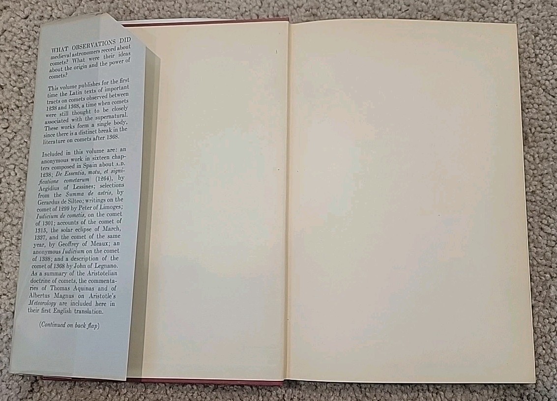 Latin Treatises on Comets between 1238 & 1368 A.D. by Lynn Thorndike