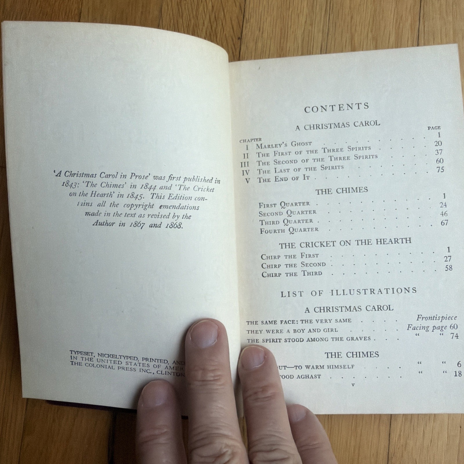 A Christmas Carol The Chimes Cricket On The Hearth American Notes Charles Dicken