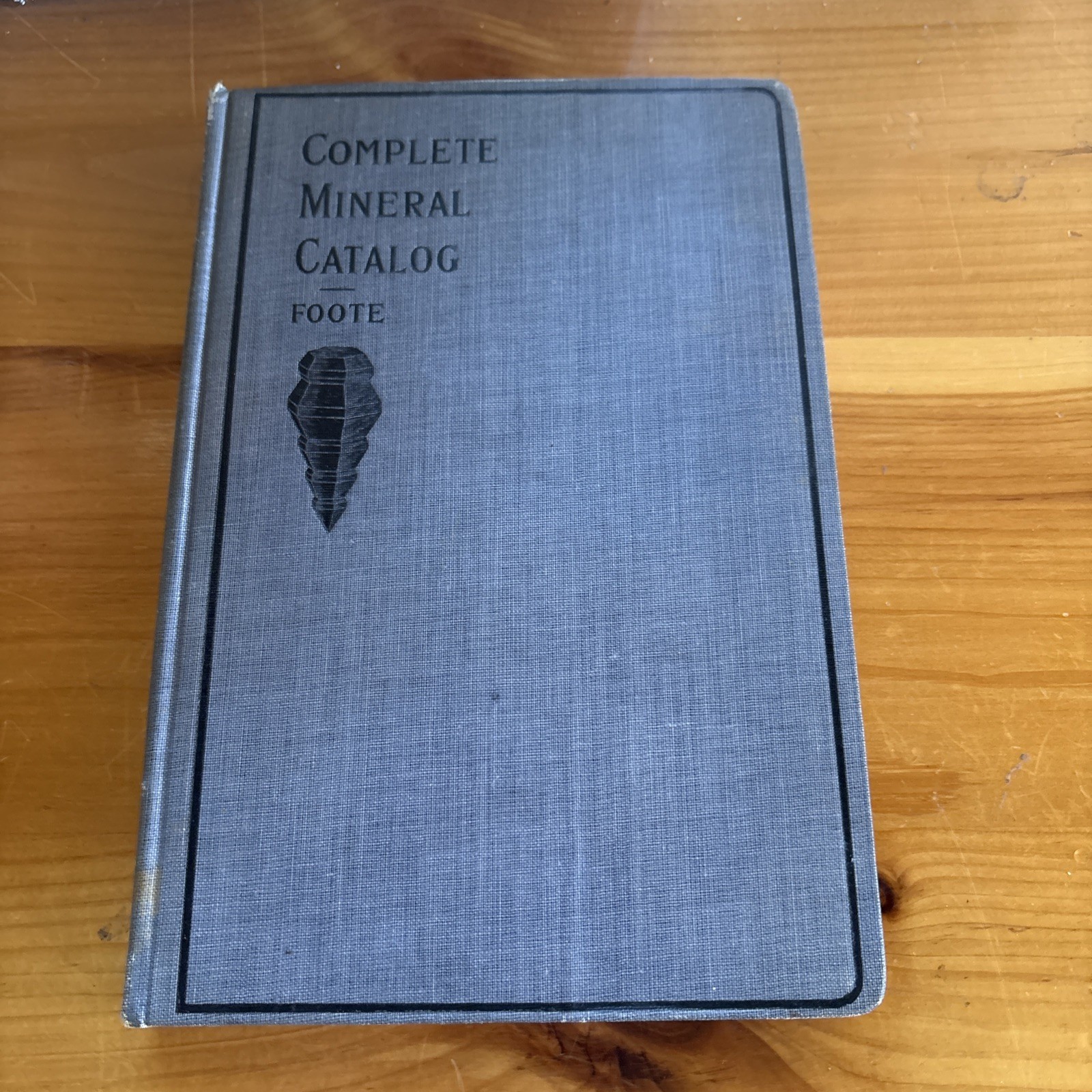 Antique Complete Mineral Catalog Foote Scientific Specimens Mineralogy Book 1909
