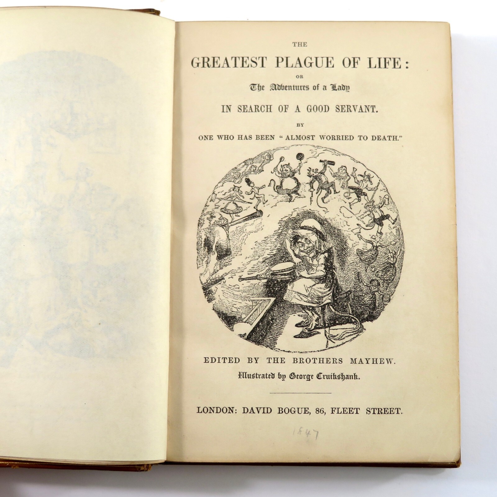 The Greatest Plague of Life 1847 Hardcover The Brothers Mayhew First Edition