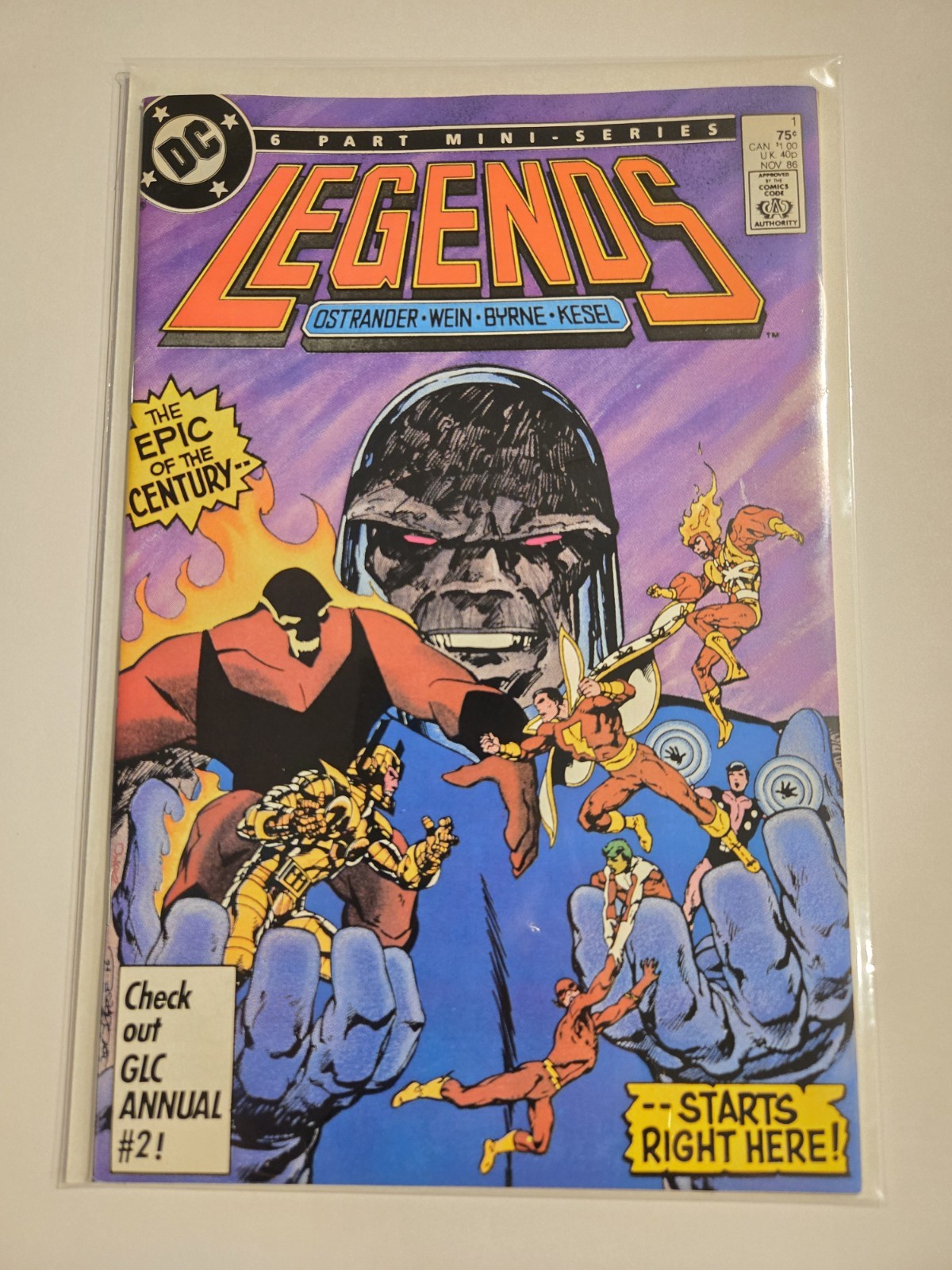 Legends #1 Comic Book 1st App Amanda Waller & Brimstone DC Comics 1986
