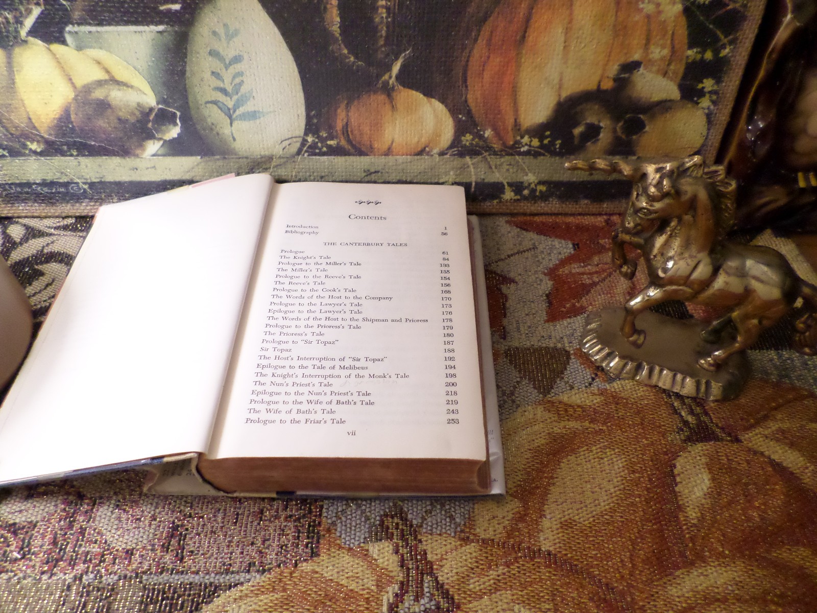 The Portable Chaucer 1953 Geoffrey Chaucer Vintage Hardcover /w Dust Jacket
