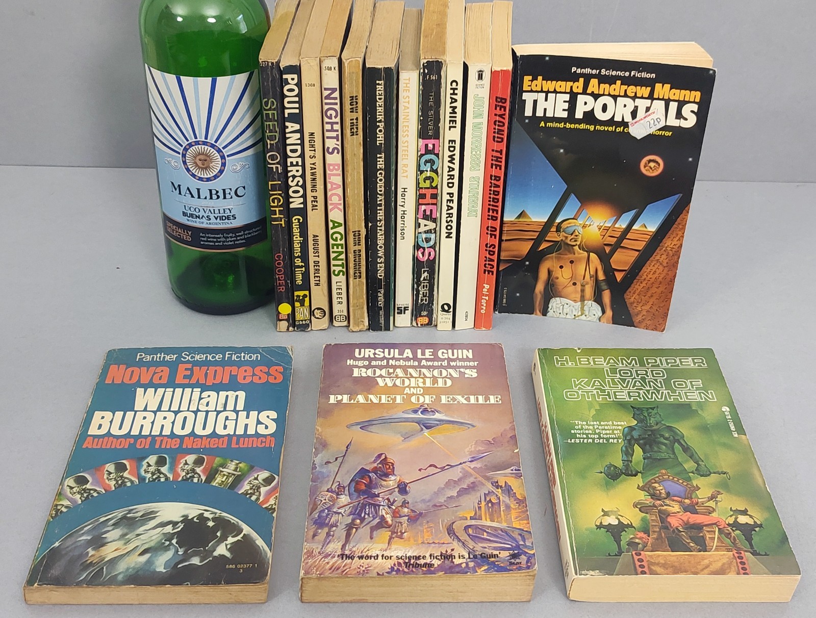 Lot of 15 paperback Sci Fi Horror classics Ursula Le Guin William Burroughs
