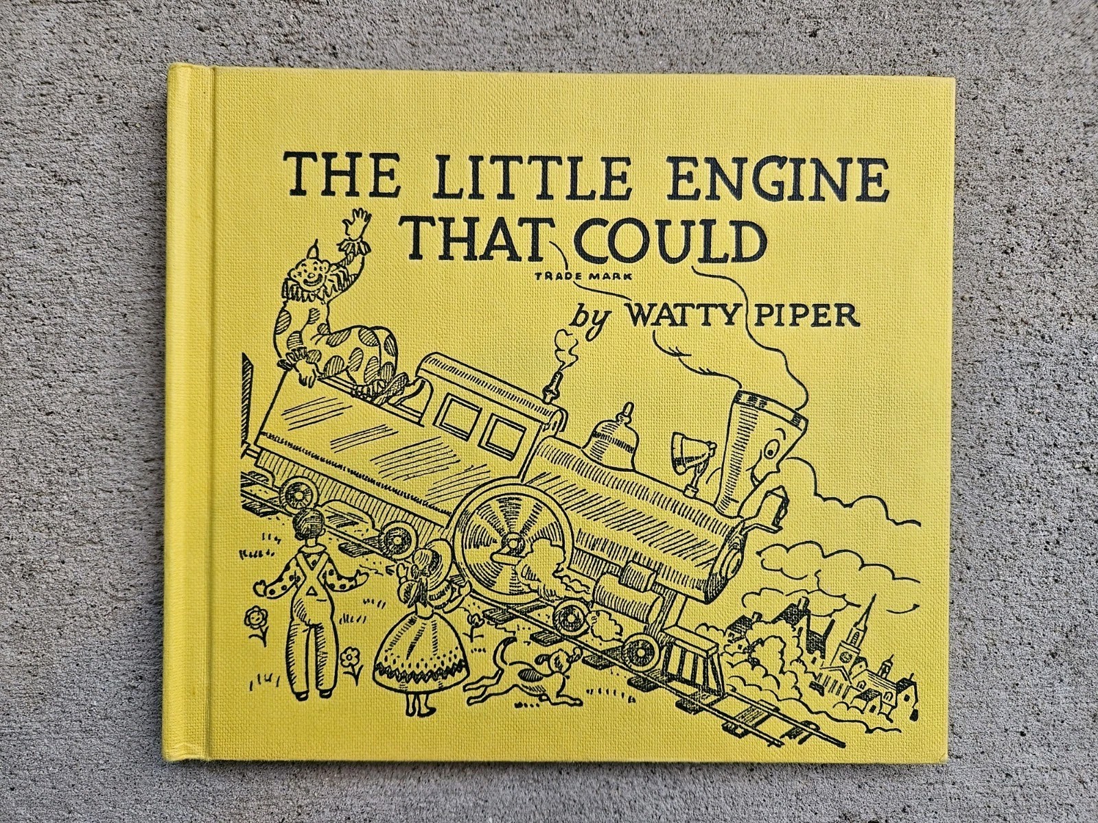 Vintage 1960’s The Little Engine That Could Slip Cover Reinforced Binding