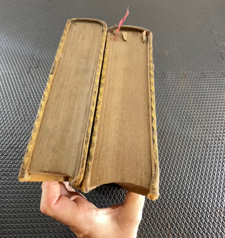 1847 Rollins Ancient History of World Vol. 1 & 2 Leather