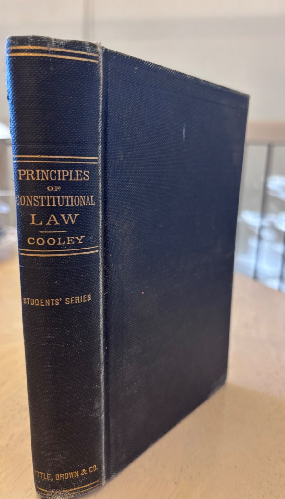 Principles of Constitutional Law 1898 By Thomas M Cooley Antique Law Book Legal