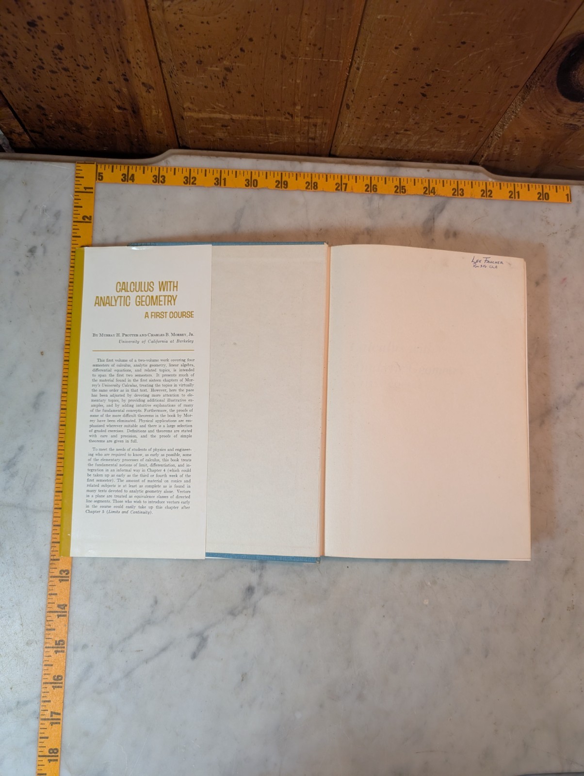 Calculus With Analytic Geometry HCDJ Murray H Protter & Charles B. Morrey 1966