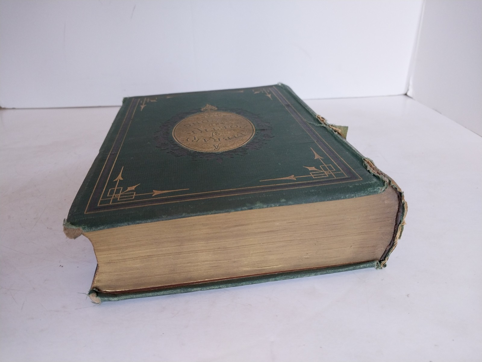 A Library of Poetry and Song By William Cullen Bryant 1874 Hardcover