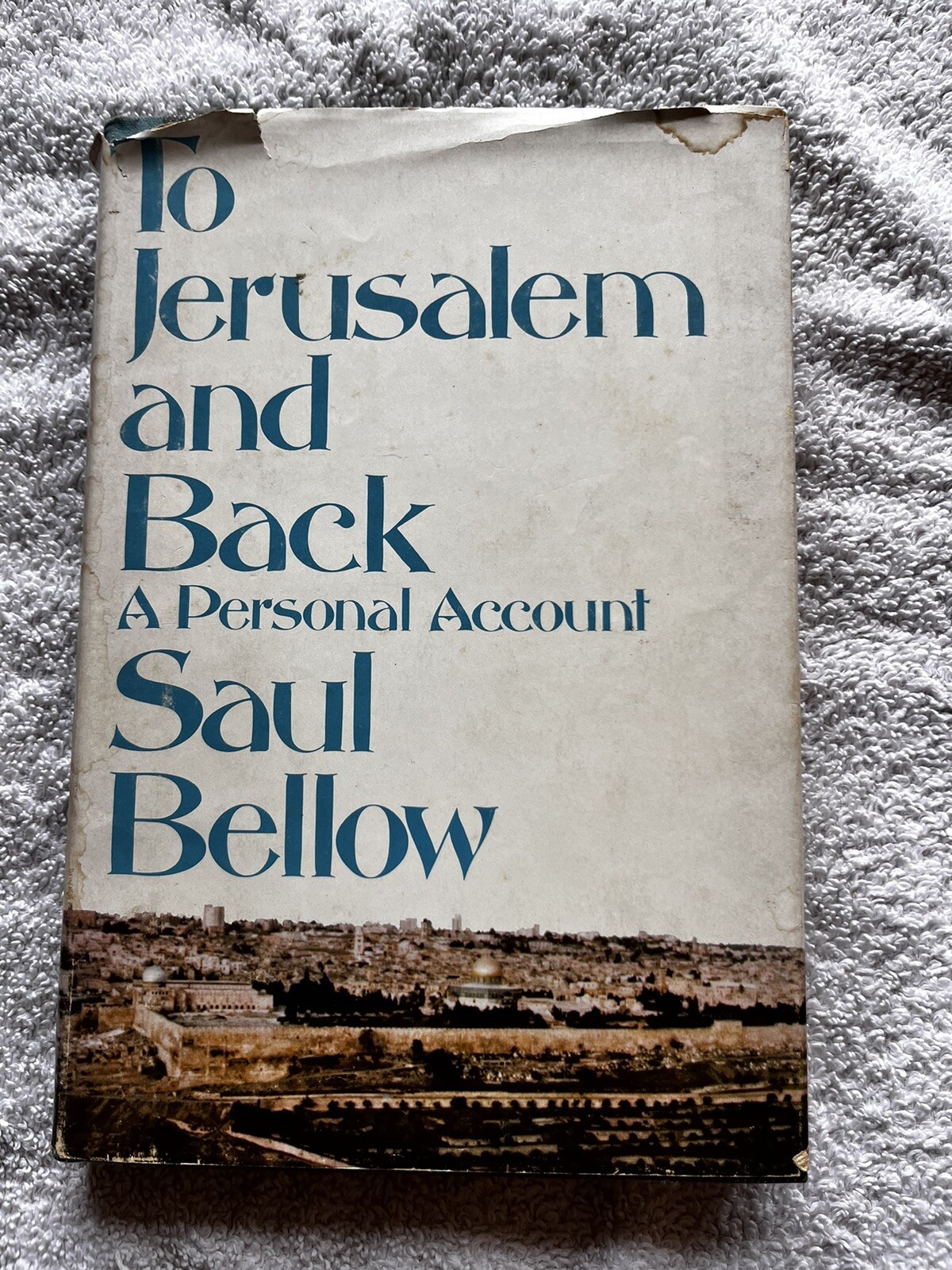 To Jerusalem And Back By Saul Bellow 1976 Good Condition