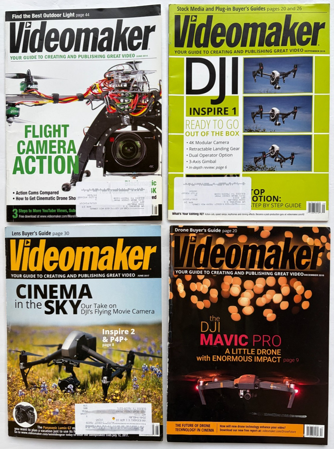 Videomaker Drone Cover Stories History of Drone Photography 2014 2015 2016 2017