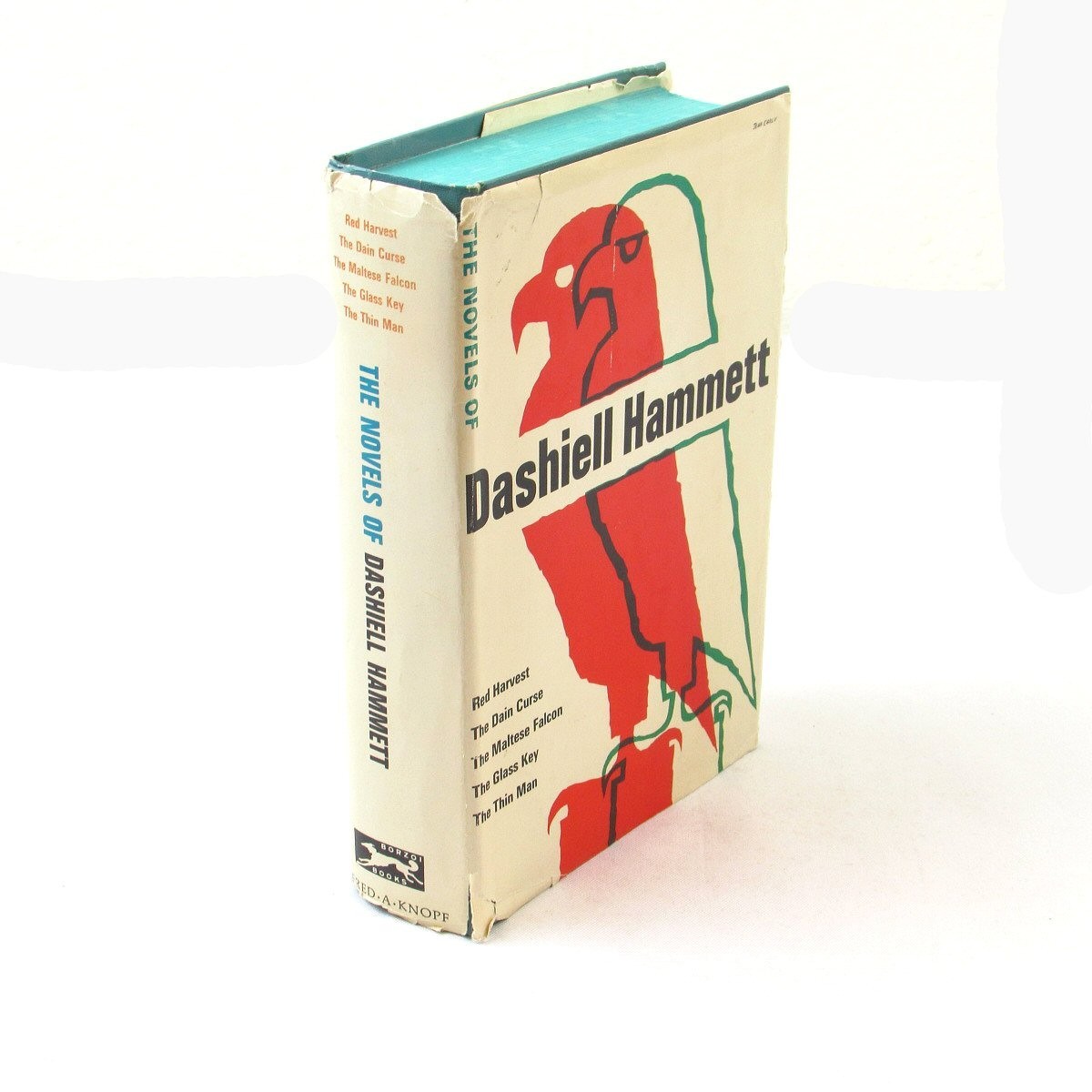 Novels of Dashiell Hammett 1965 HC/DJ Vintage Maltese Falcon Glass Key Thin Man+