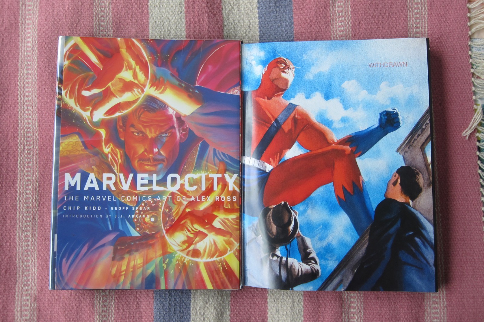 Marvelocity Marvel Comics Art Of Alex Ross Chip Kidd Geoff Spear Hardcover