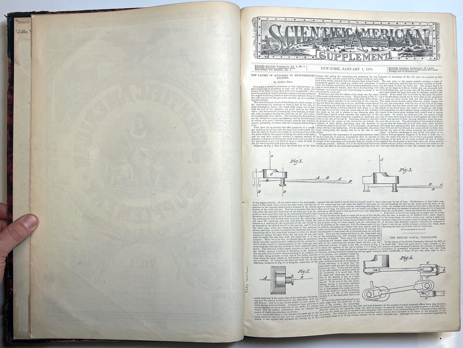 1876 SCIENTIFIC AMERICAN SUPPLEMENT CENTENNIAL EXHIBITION ILLUSTRATED VOLS I II