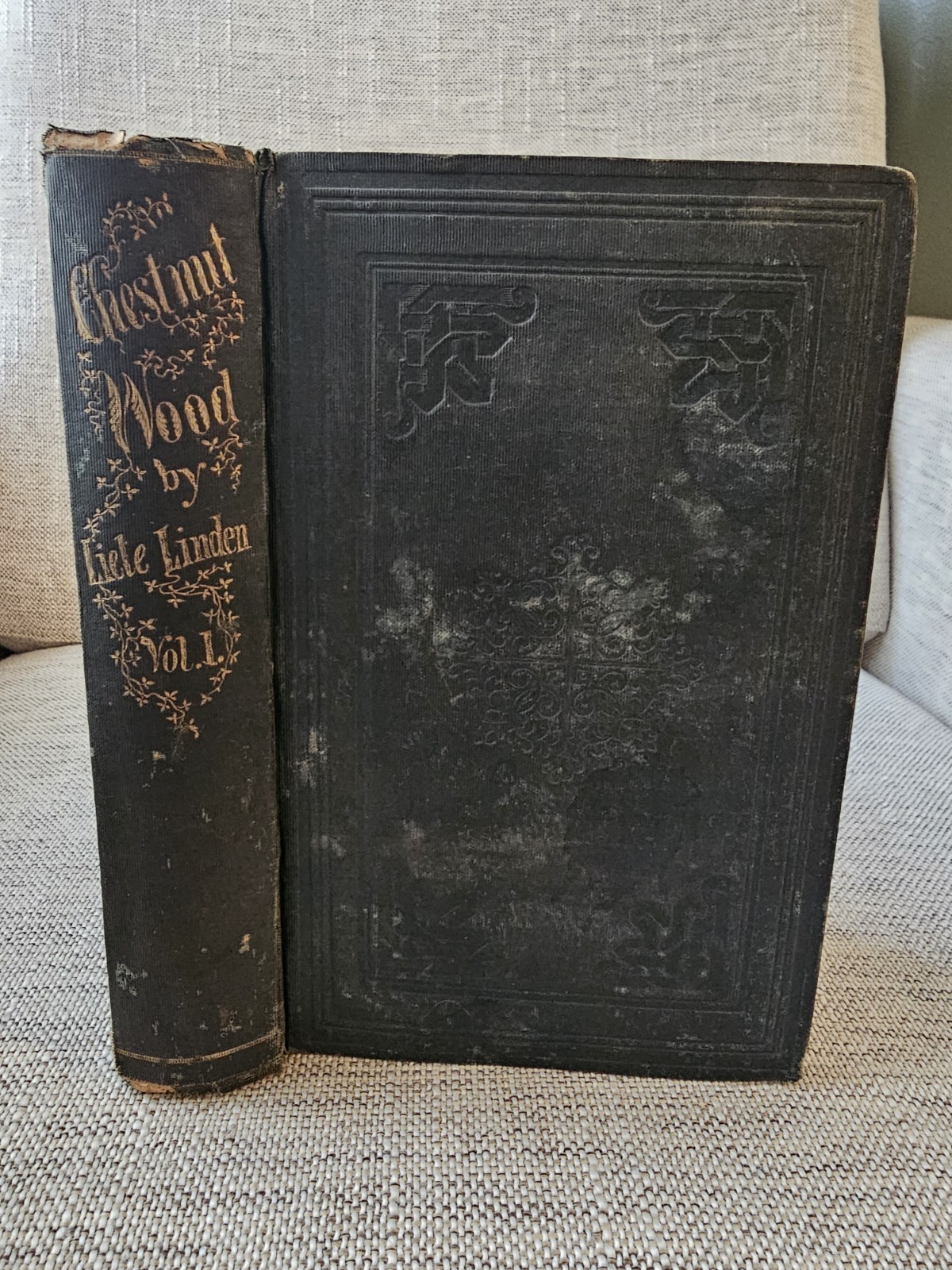 1854 Chestnut Wood Vol I Liele Linden Hardcover D Appleton