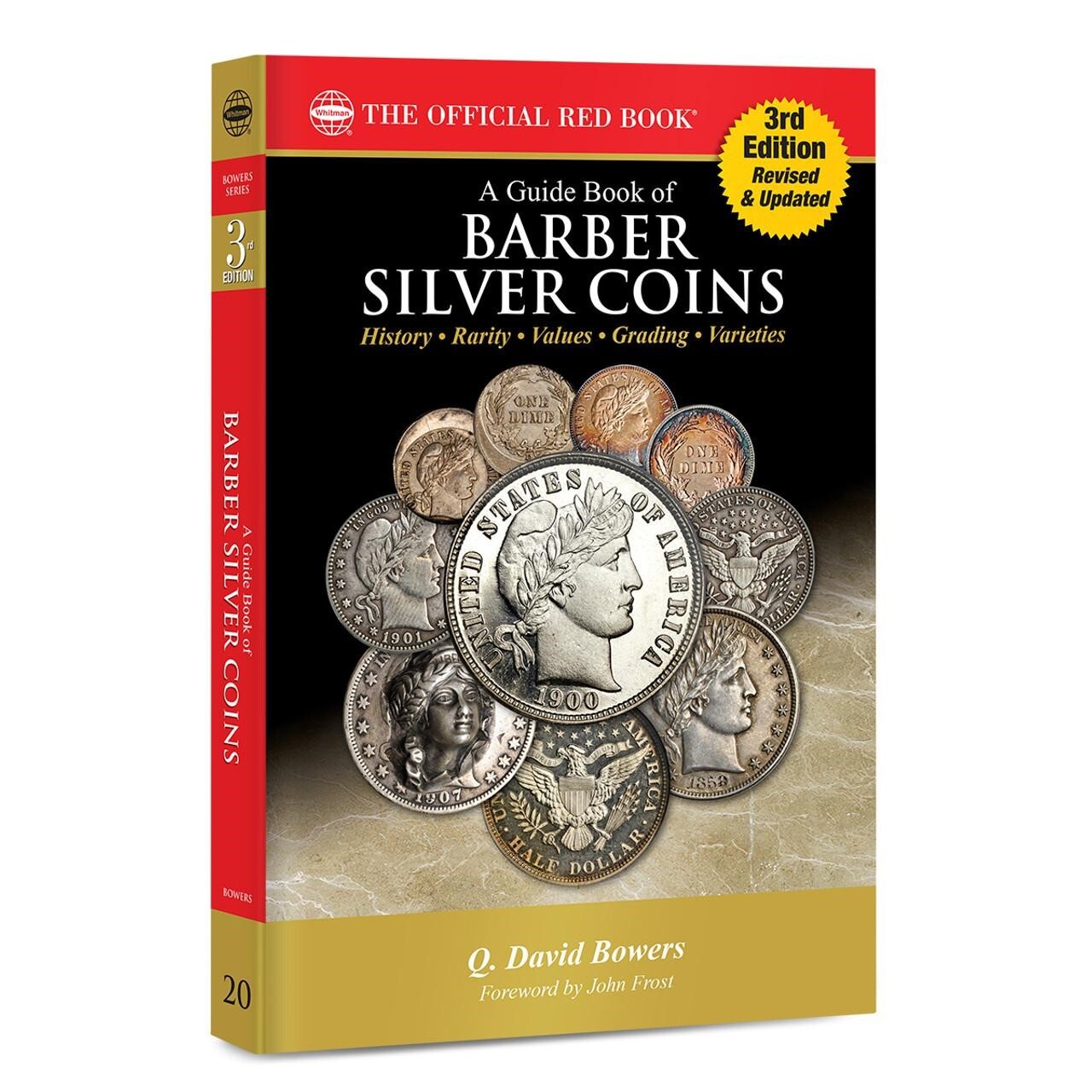 Official Red Guide Book US Barber Silver Coins Collector Book New 2nd Edition