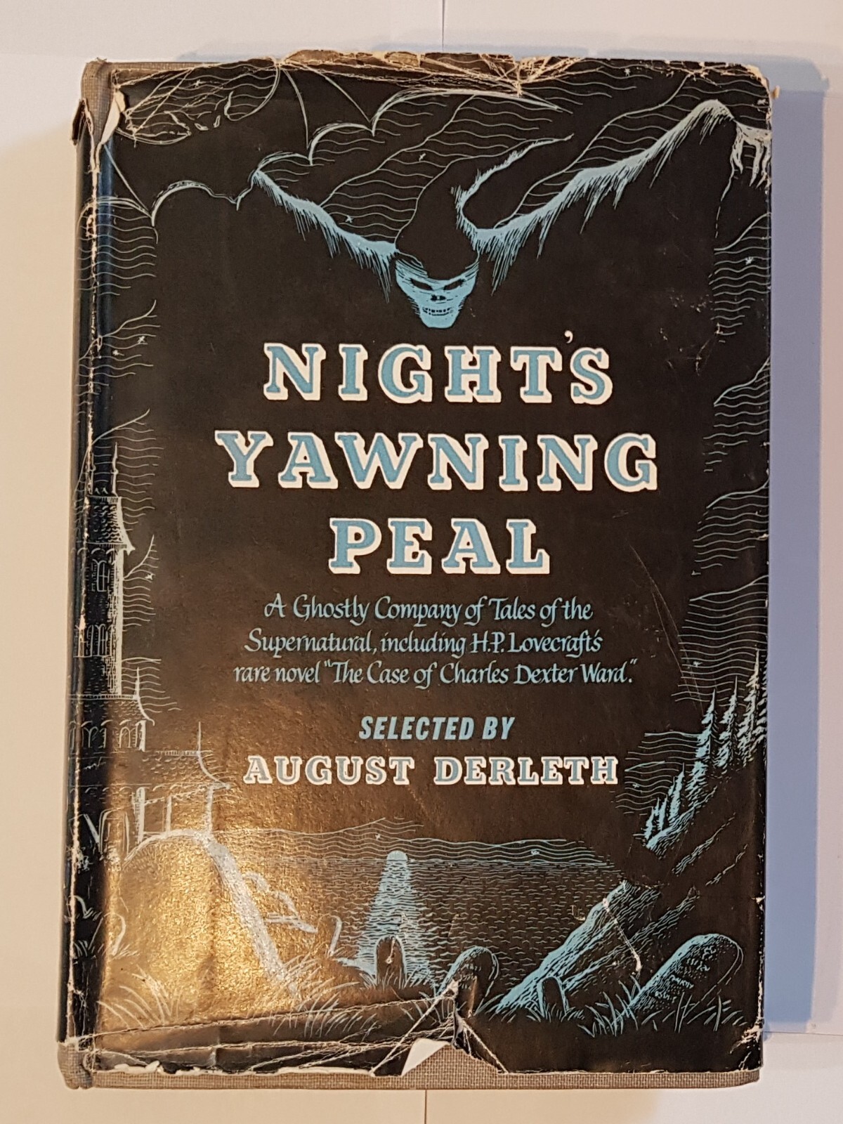 Night’s Yawning Peal, Arkham House 1952 First Edition, Signed By August Derleth