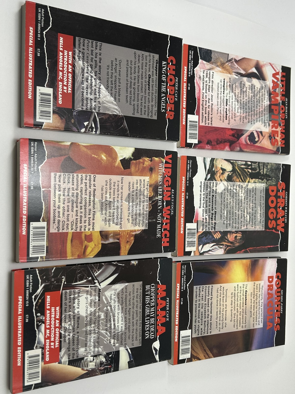 Redemption Special Illustrated Edition Books Complete Set 6 RBKS 001-006 Cult