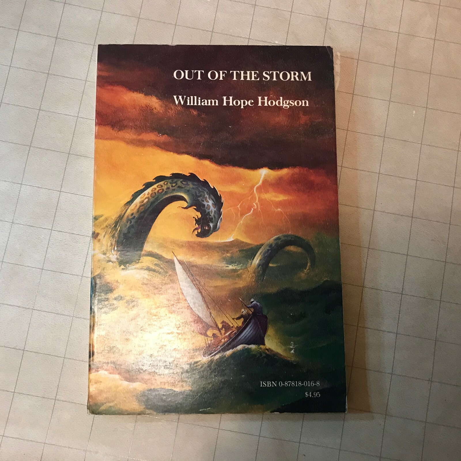 WILLIAM HOPE HODGSON OUT OF THE STORM CENTAUR FIRST ed ’80 illustrated horror PB
