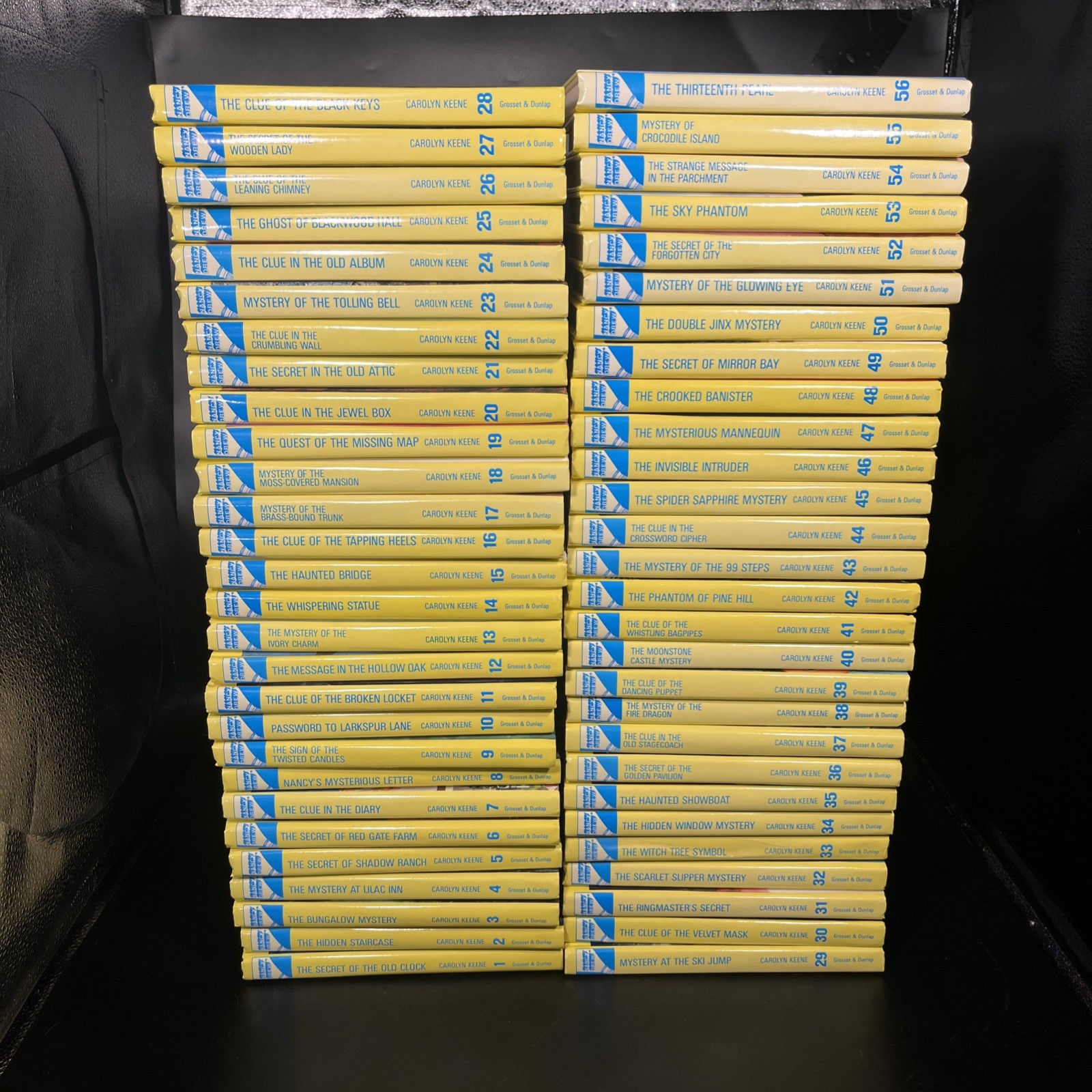 Nancy Drew Complete Series Set 1-56 Flashlight Hardcover Edition Mystery Lot