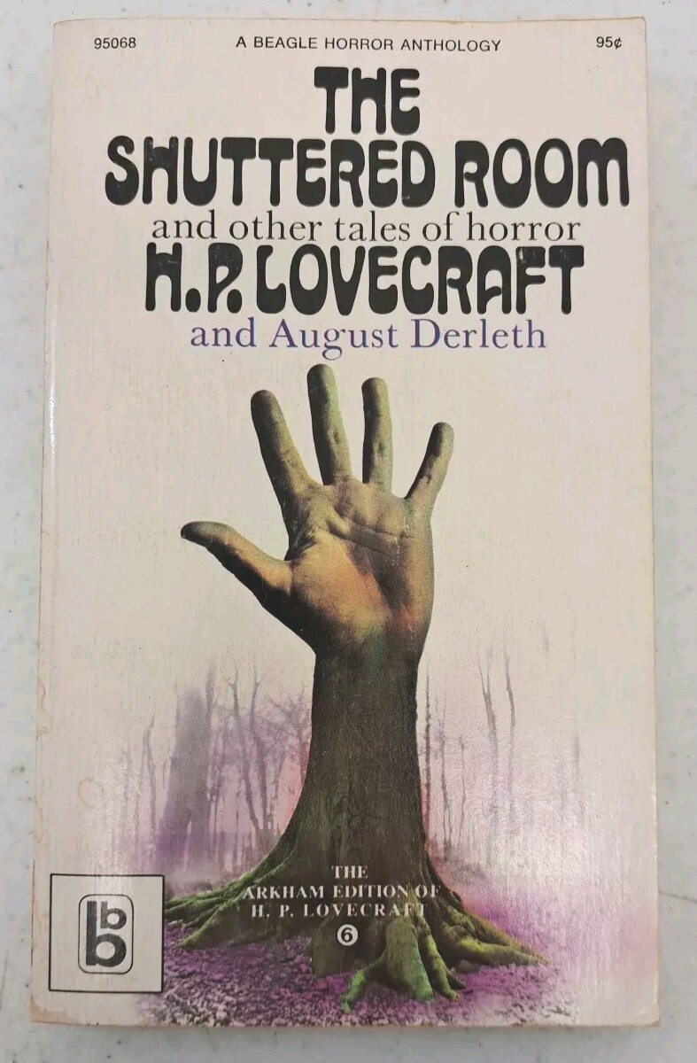 1971 1st Print-Beagle Horror-The Shuttered Room-HP Lovecraft August Derleth-Arkh