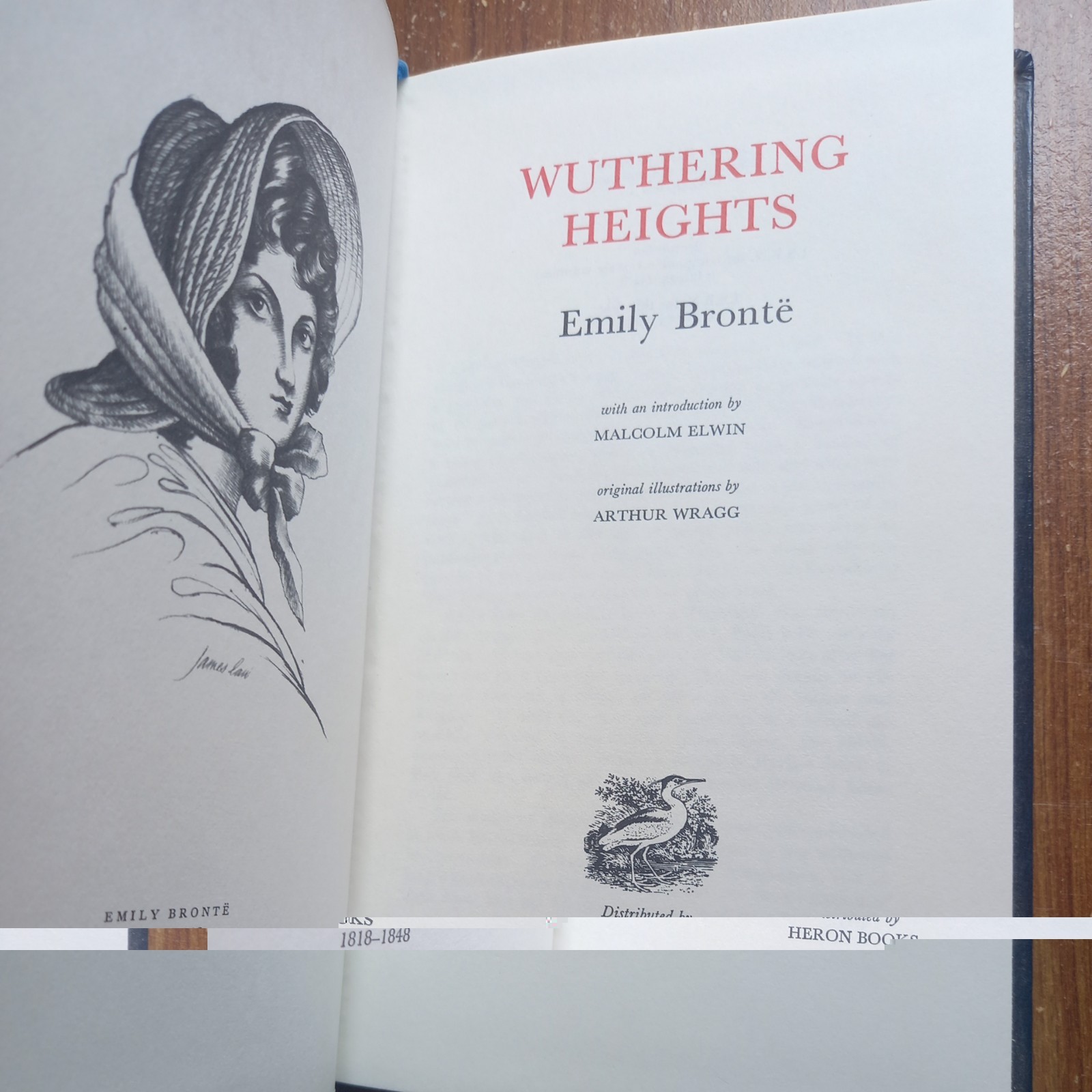 1966 WUTHERING HEIGHTS BY EMILY BRONTE – HERON BOOKS, HB