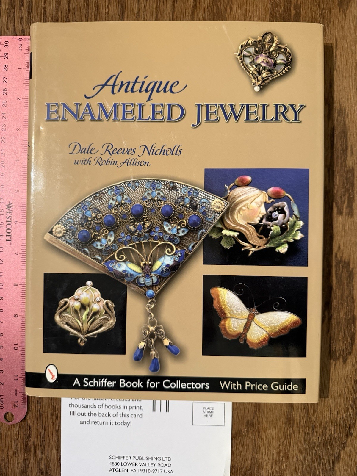 Antique Enameled Jewelry by Dale Reeves Nicholls HC Book English Schiffer New