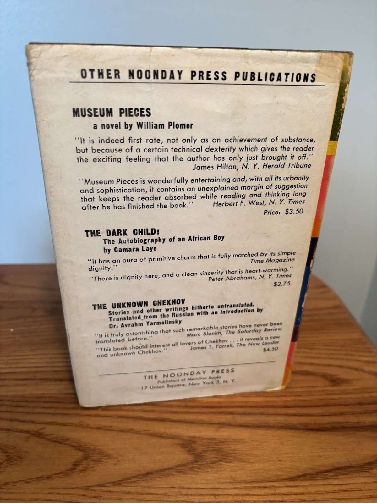 The Great Fair, Scenes From My Childhood by Sholom Aleichem 1955 Hardcover