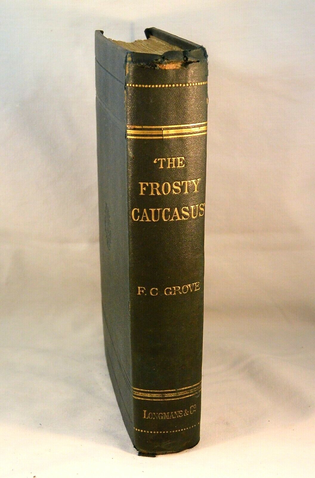 THE FROSTY CAUCASUS 1875 Ascent of Mt. Elbroz Tiflis Georgia Kutais Mountain Map