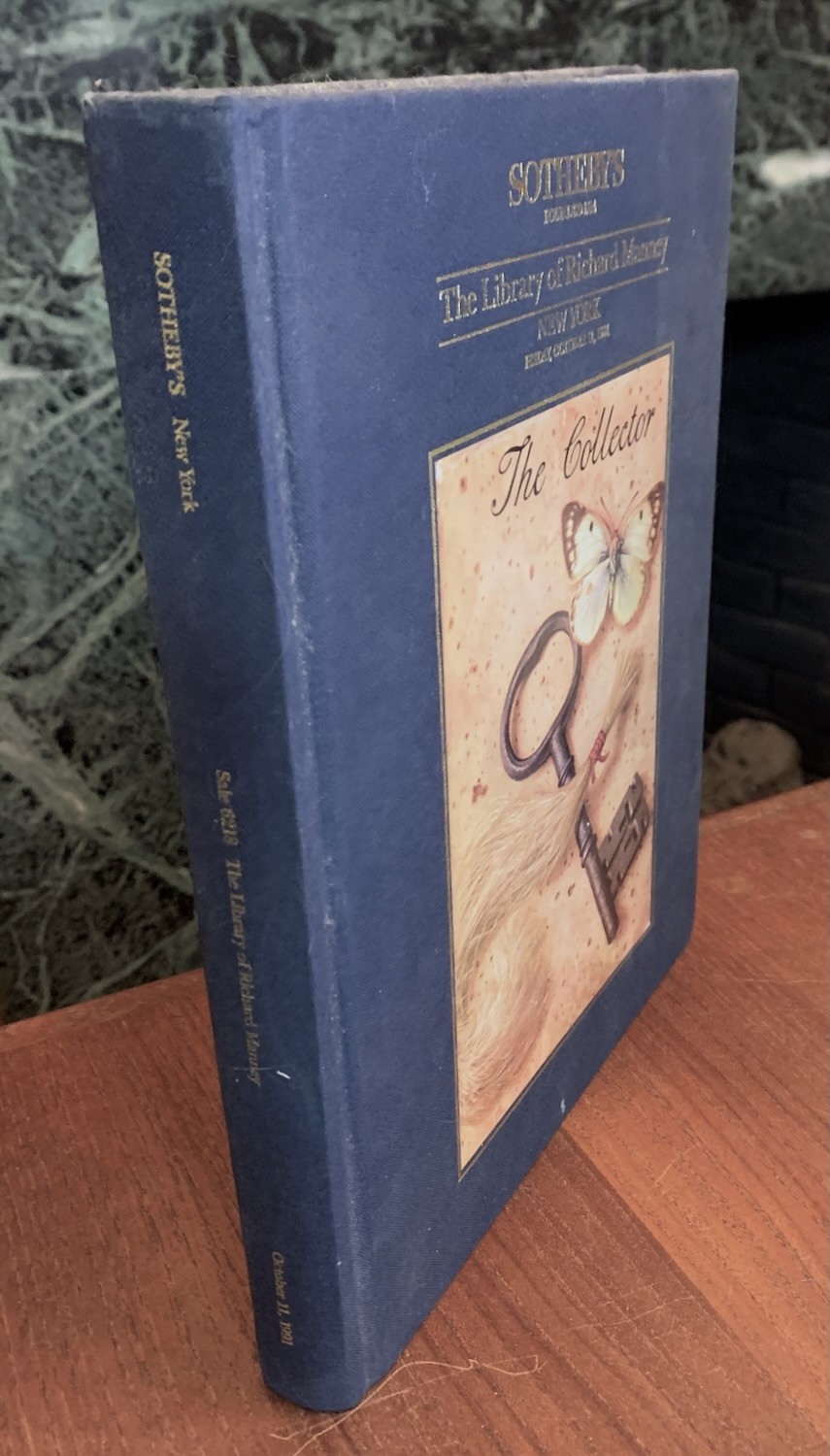 Rare Books & Manuscript Richard Manney Collection Sotheby’s 1991 Auction Catalog