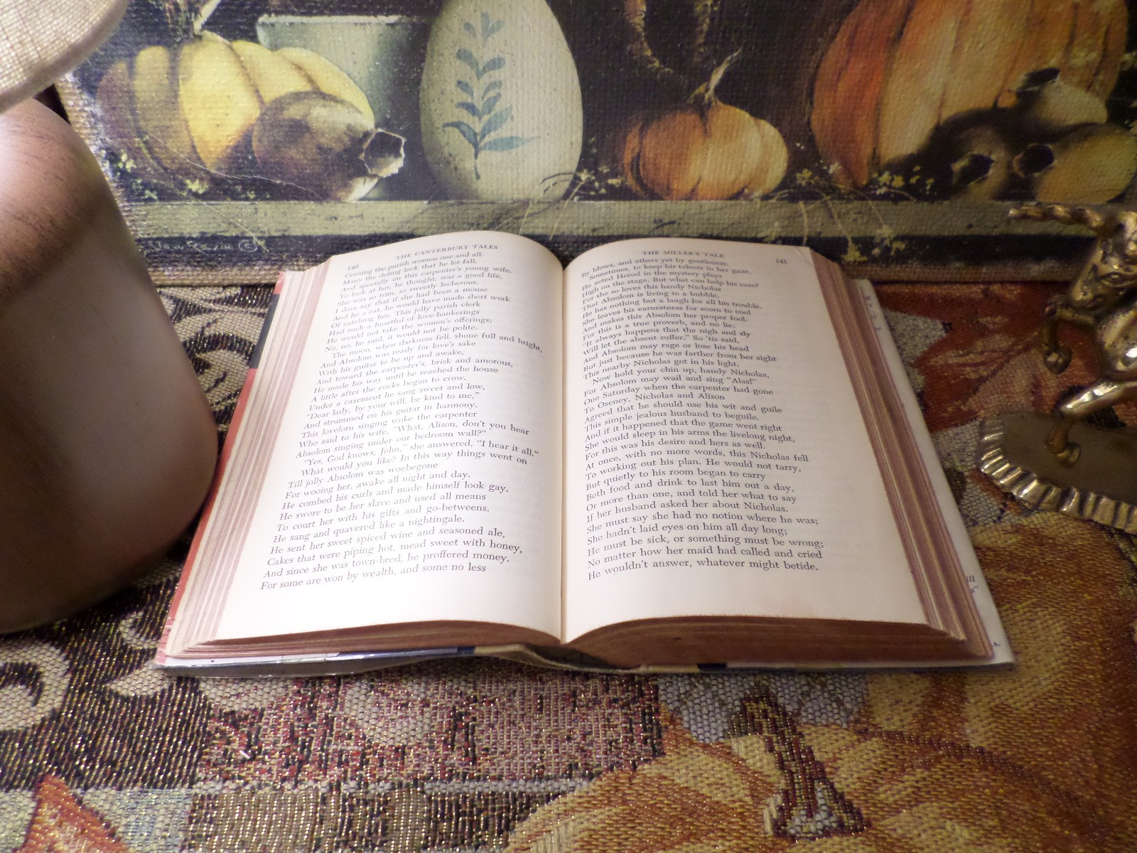 The Portable Chaucer 1953 Geoffrey Chaucer Vintage Hardcover /w Dust Jacket