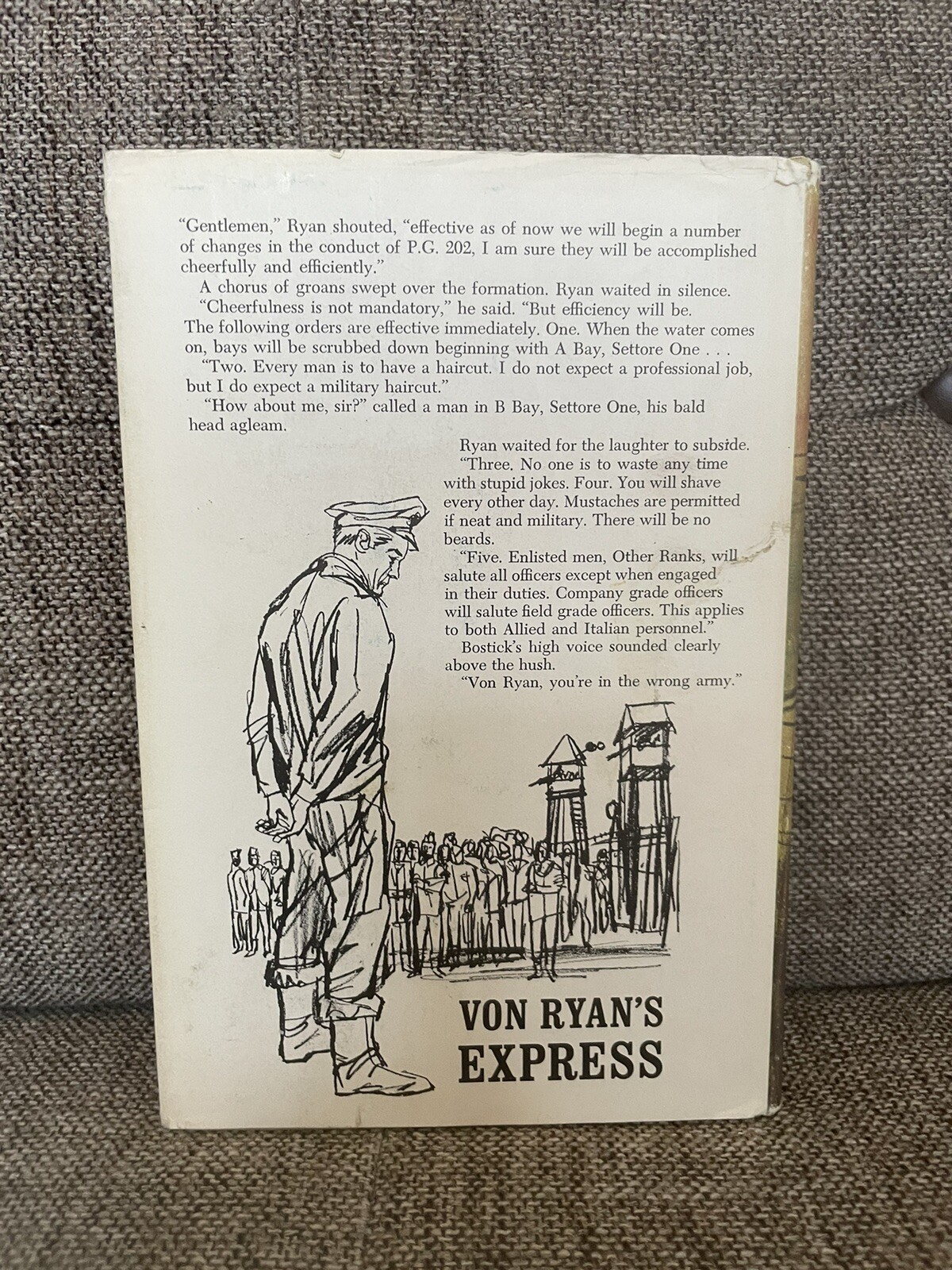 Von Ryan’s Express, David Westheimer 1964 With Insert Included , Rare Vintag