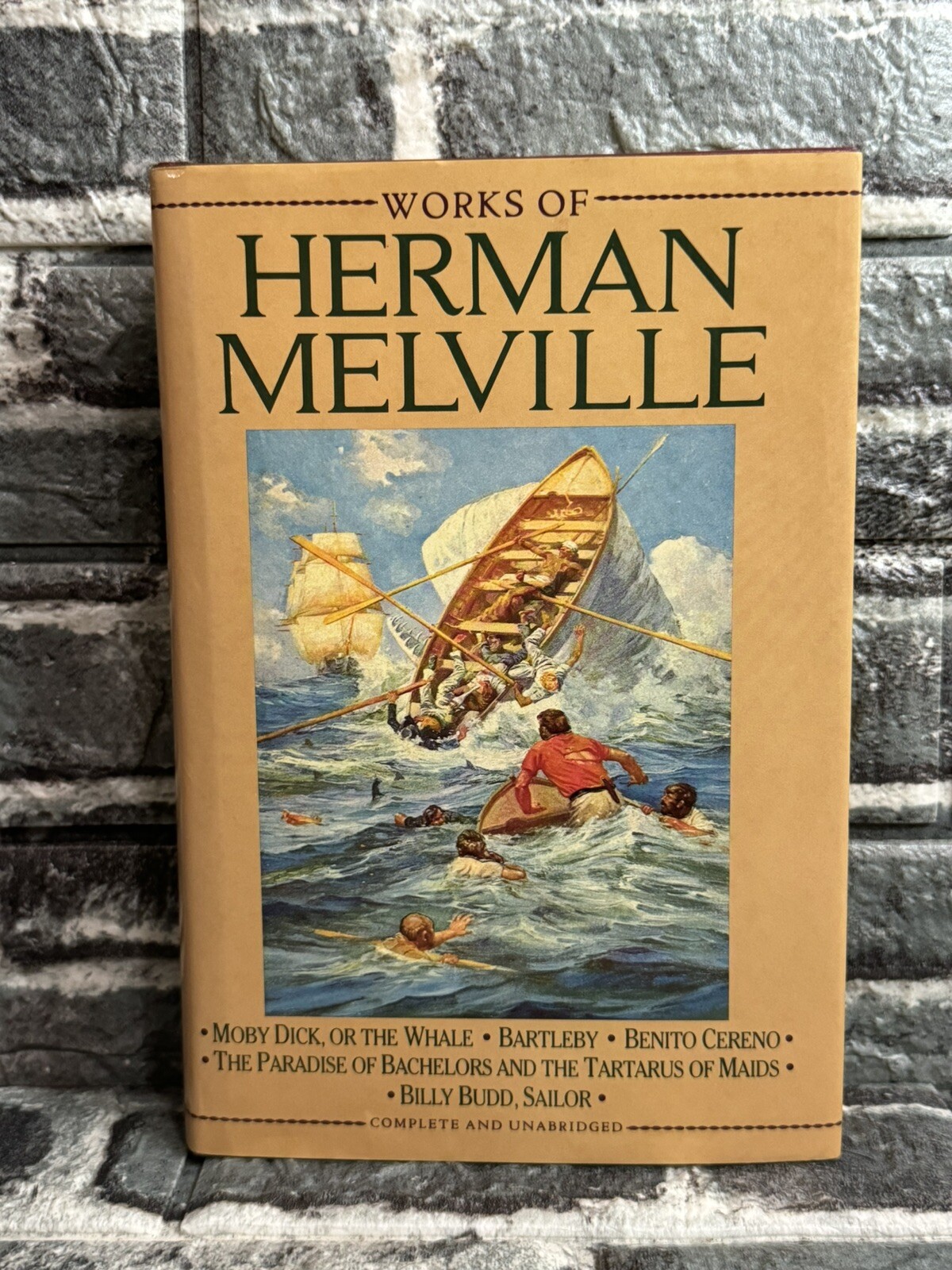 Works of Herman Melville Complete and Unabridged 1987 HC/DJ Vintage Avenel Books