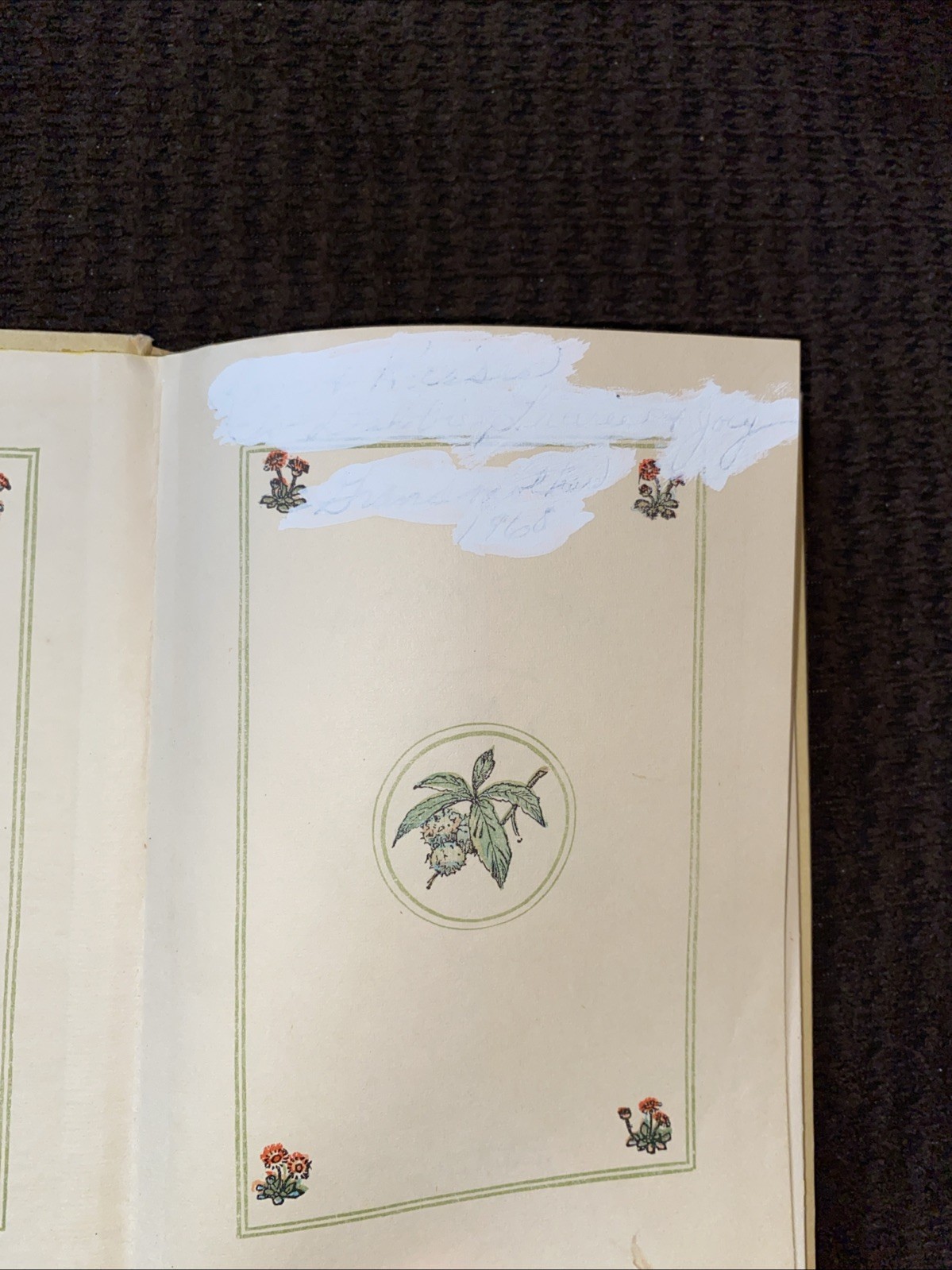 VTG Mother Goose illustrated by Kate Greenaway, Good HCDJ Frederick Warne