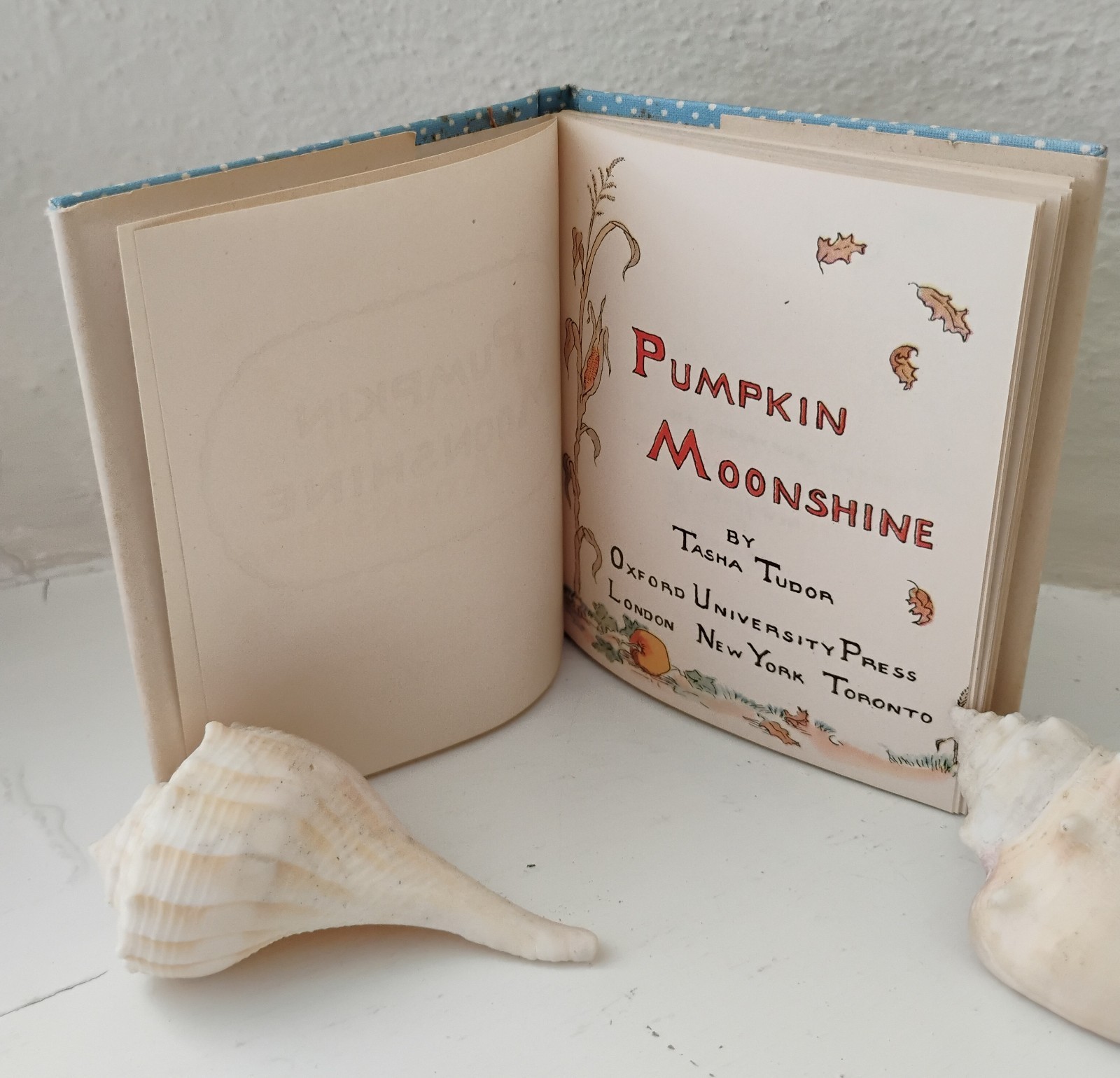 Pumpkin Moonshine Tasha Tudor 1945 1st Edition 4th Printing Children’s Story