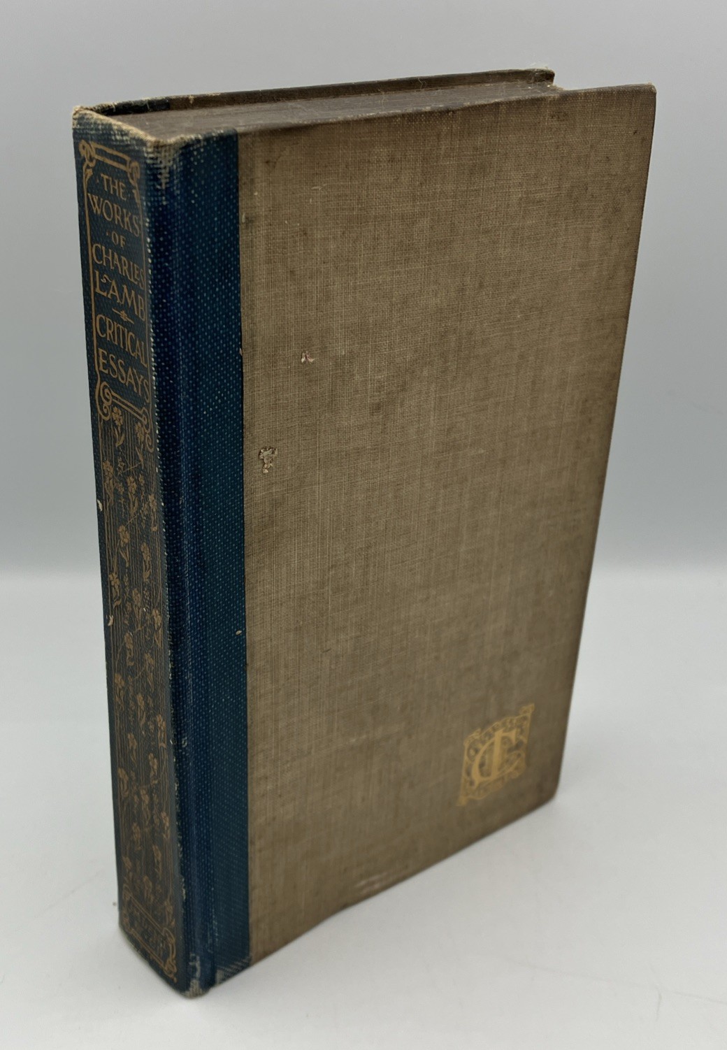 Critical Essays Charles Lamb William MacDonald 1903 Hardback J M Dent
