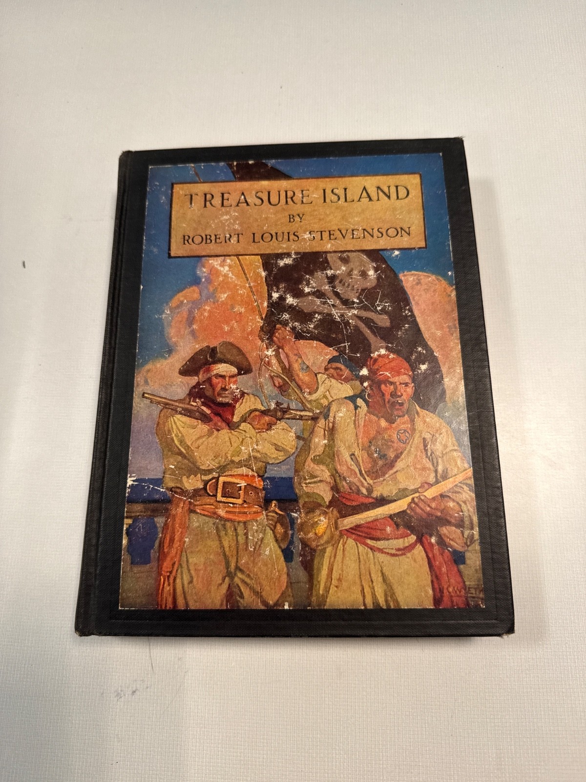 TREASURE ISLAND, Robert Louis Stevenson 1939 Ed., Color Plates by N.C. Wyeth
