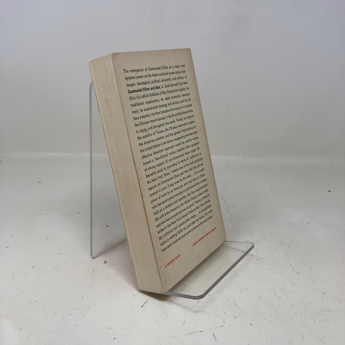 Communist China and Asia by A. Doak Barnett PB First Thus Very Good 1961