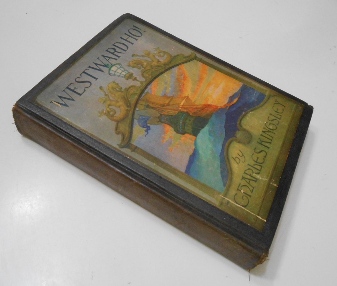 Westward Ho! by Charles Kingsley 1920 Scribner’s Wyeth Illustrated Hardback Book