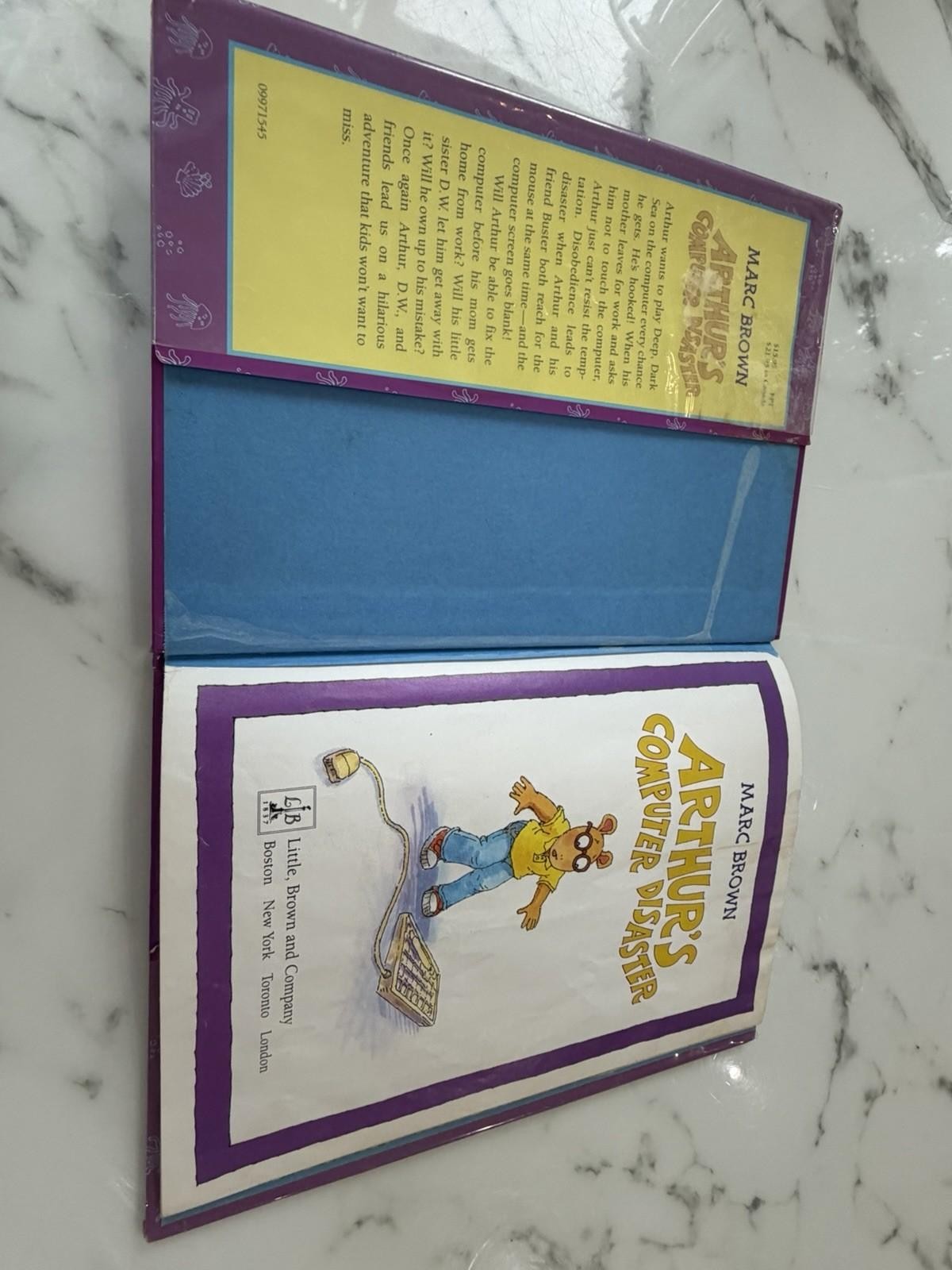 Arthur’s Computer Disaster Marc Brown 1997 1st Ed HC/DJ Library Book