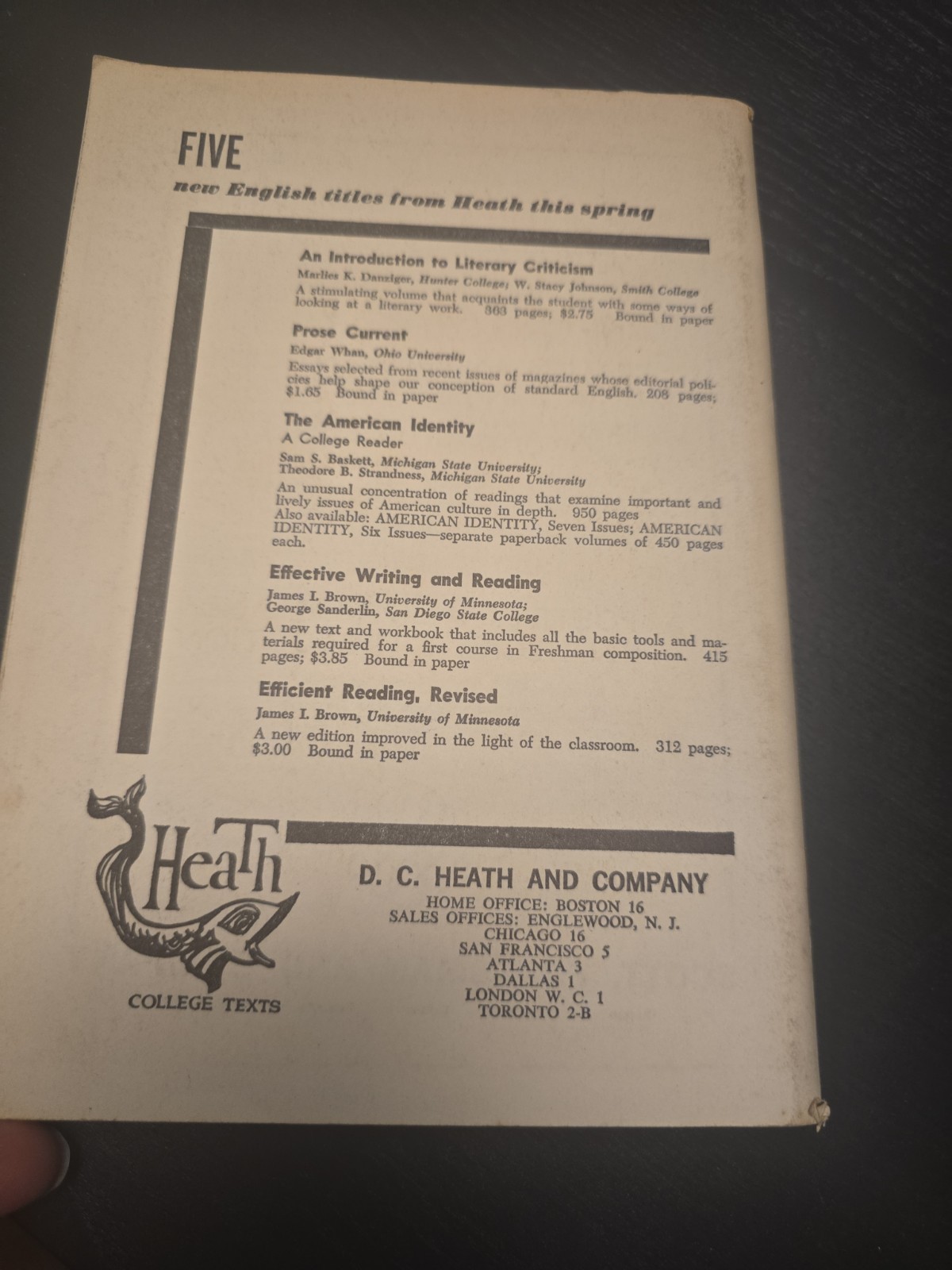 COLLEGE ENGLISH Vol. 23 May 1962 #8 Whitman Shapiro James Sledd Bourgeois Poet