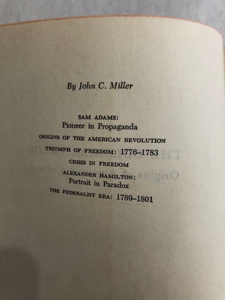 The Colonial Image Edited John Miller By George Braziller 1st Print 1962