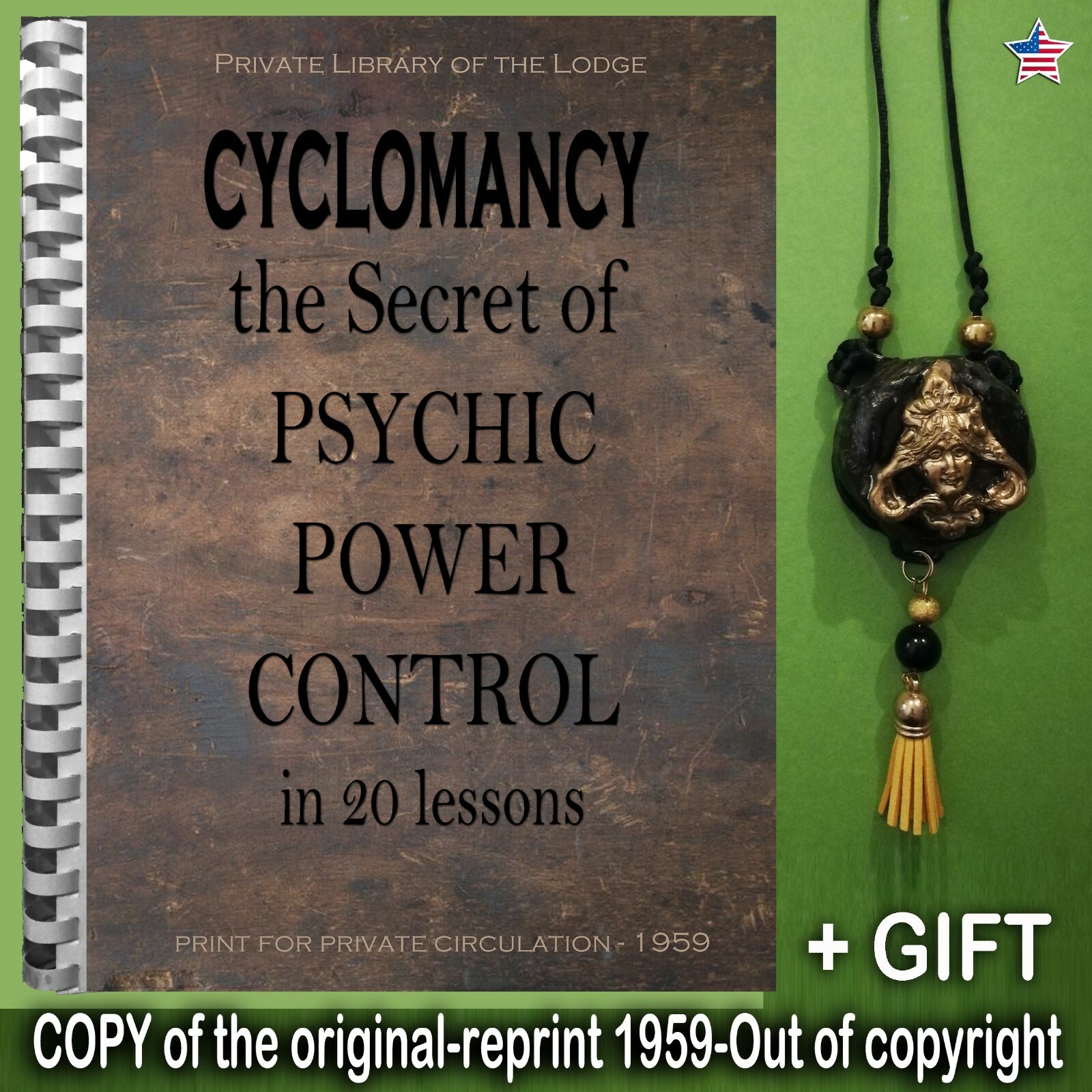 Antique Book Magic Psychology Occult Occultism Manual Psychic Power Mind Control
