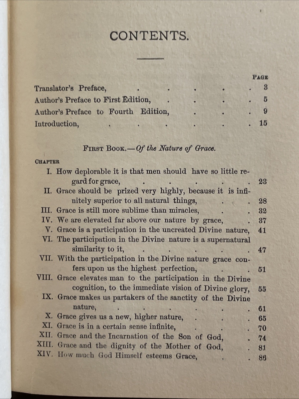 M. Joseph Scheeben: THE GLORIES OF DIVINE GRACE ; Benziger Bros., 1886, 3rd ed.