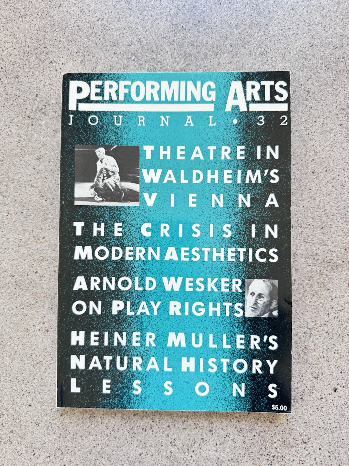 Performing Arts Journal 32: Beckett, Müller, Wesker, Vienna Theatre