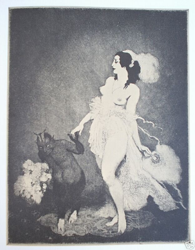 1984 NORMAN LINDSAY ETCHINGS *LIKE NEW* w 100 FULL PAGE PLATES FREE EXPRESS W/W