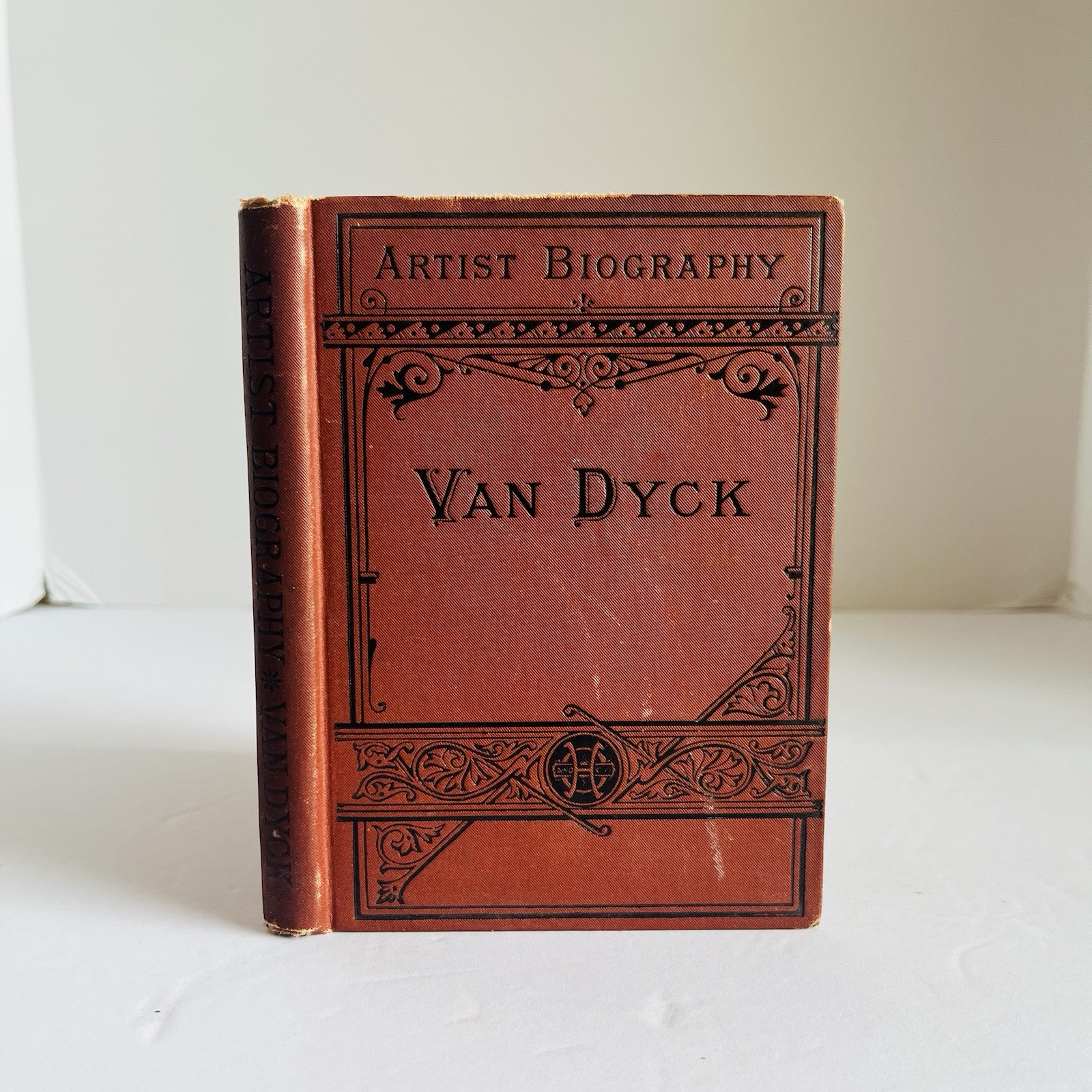 1878 Van Dyck Artist Biography Antique Book Houghton Osgood Art History Mini HC