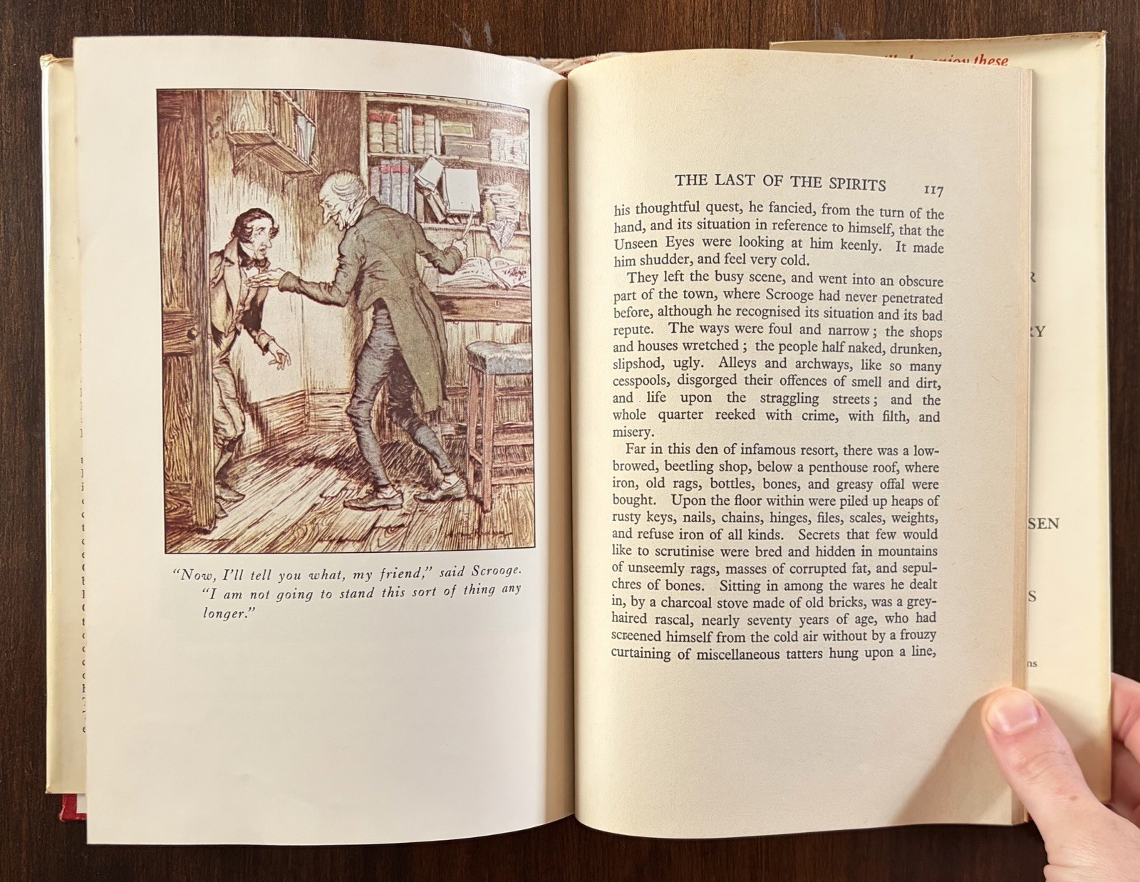 A Christmas Carol By Charles Dickens, Arthur Rackham, Vintage 1977 Hardcover