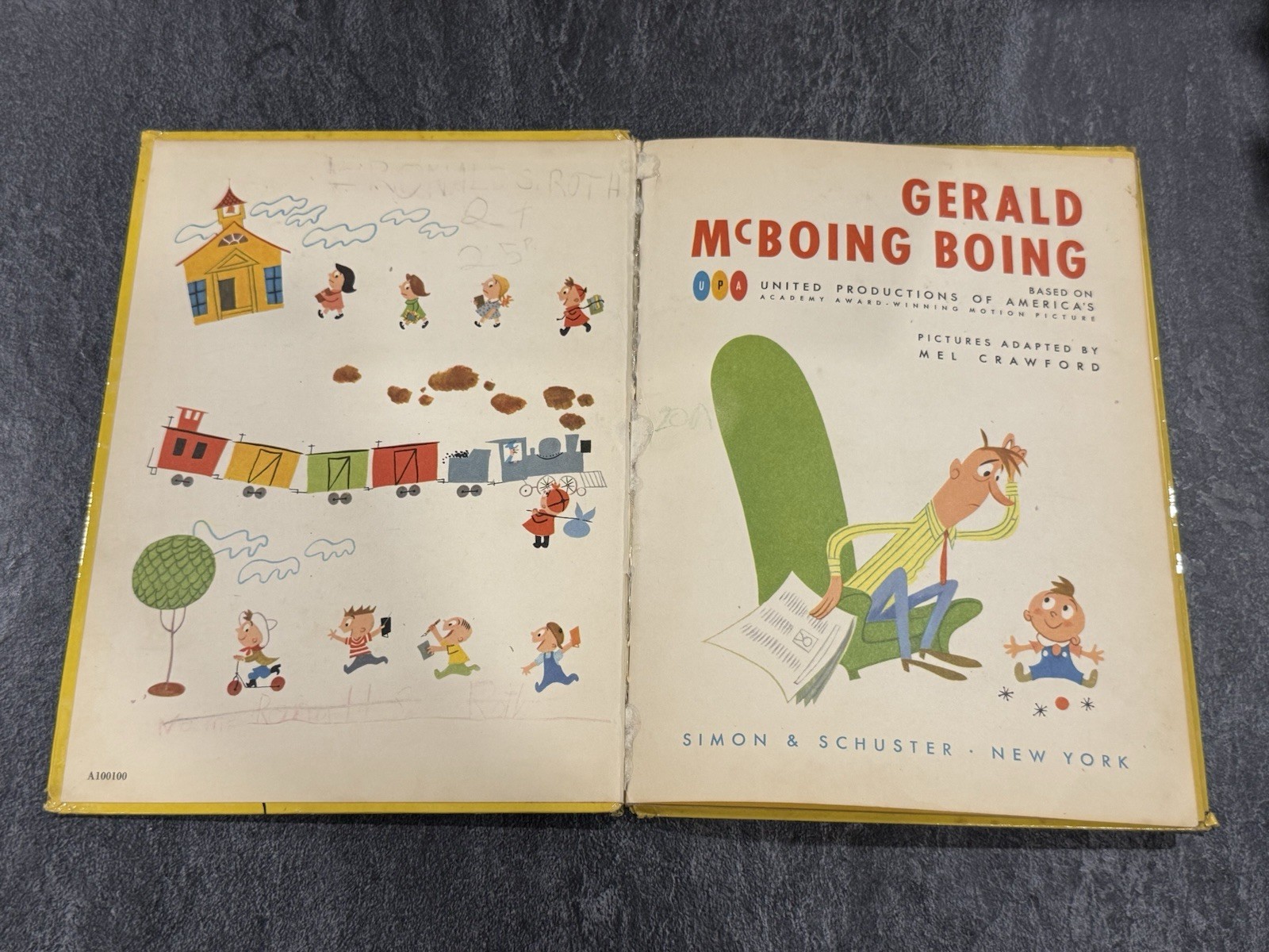 Gerald McBoing Boing by Dr. Seuss, First Edition 1952, Mel Crawford RARE!!