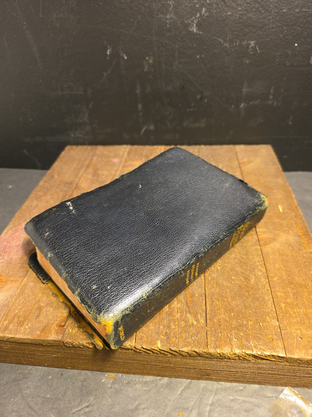 Holy Bible Self-Pronouncing Edition Leather Black World Publishing Company 1960s