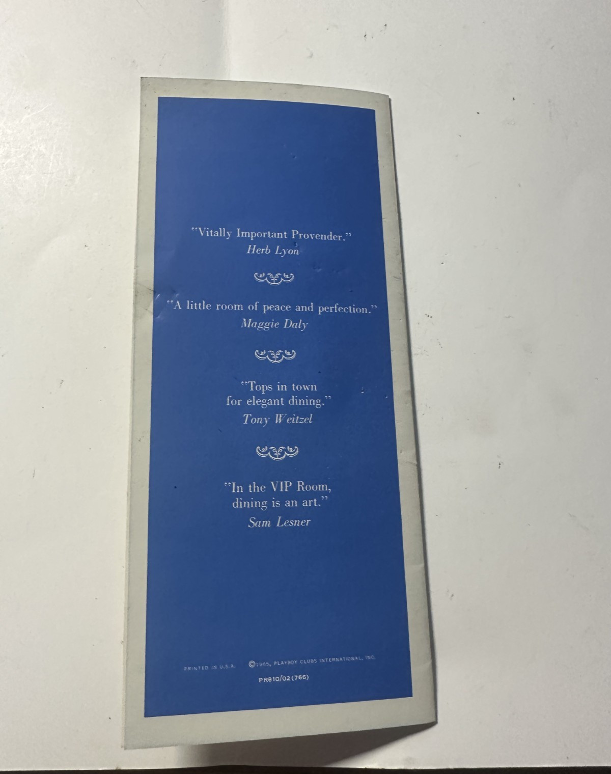 Vintage The Playboy Club Chicago 1965-67 Pamphlet Brochure Folder W/Extras